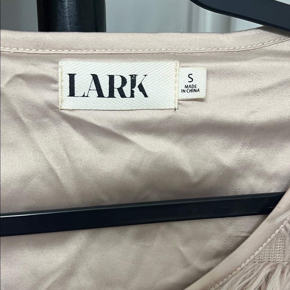 Nordstrom Lark Women's Tan Teddy Fringe Jacket - Picture 2 of 6